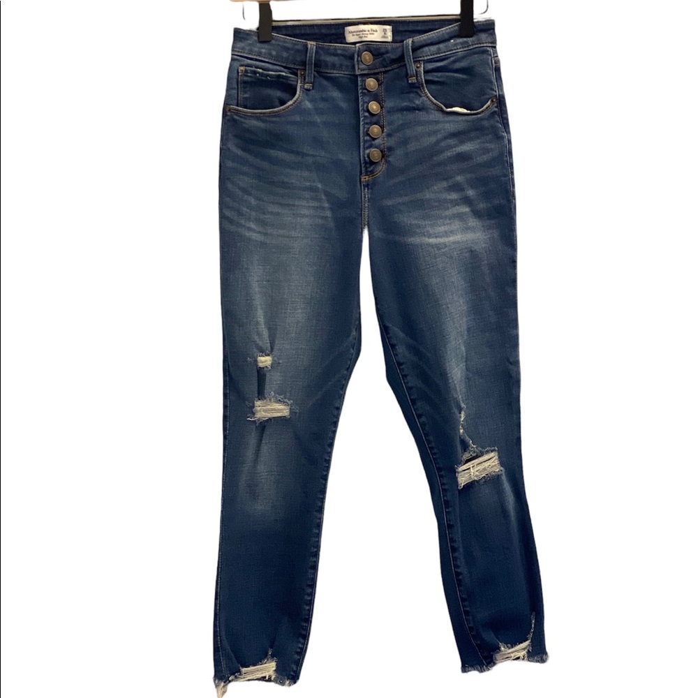 Abercrombie button fly  jeans
